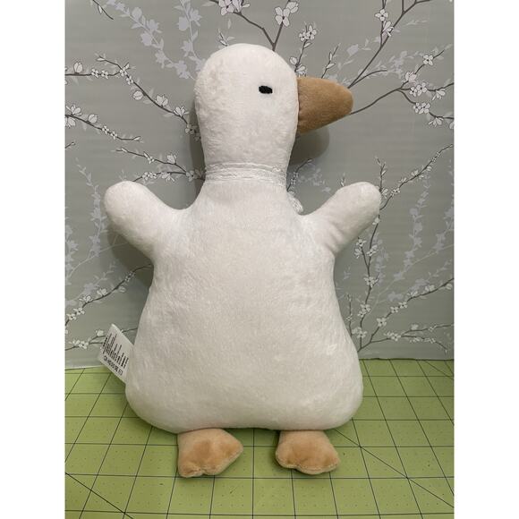 White Duck Goose Plush Head Pillow Stuffed Animal Soft Doll - Picture 2 of 6